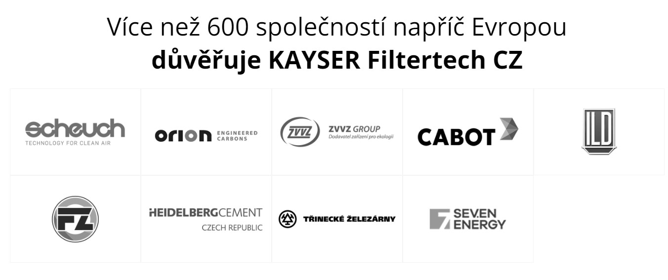 Loga klientů KAYSER Filtertech 